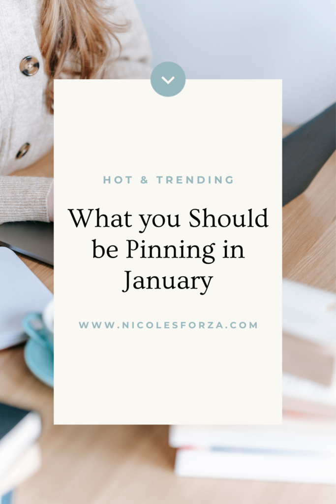 Content to Pin on Pinterest in January